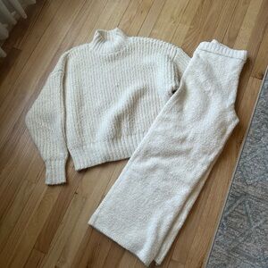 Cozy Cream Sweater Set